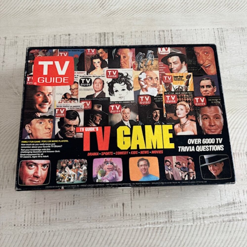 Vintage 1984 TV Guide's TV Game